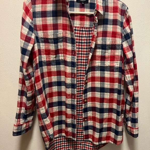 Madewell Tops - Plaid Button-Up Shirt